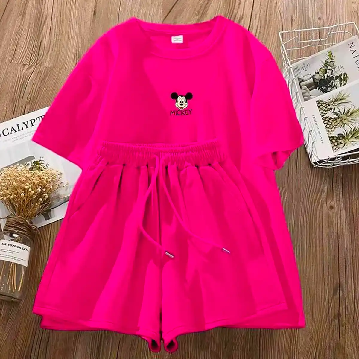 ست تیشرت شلوارک دخترانه