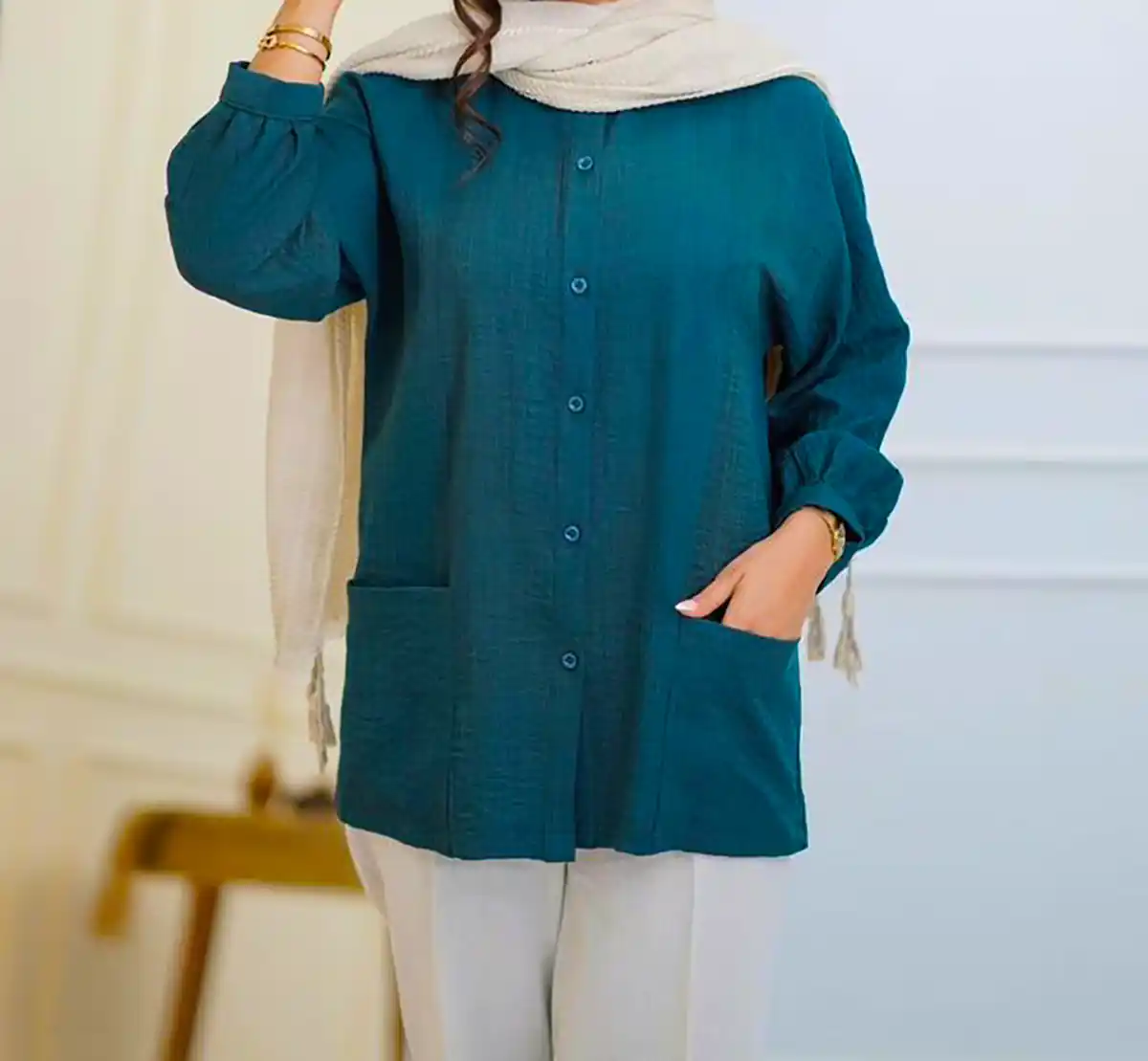 شومیز کوتاه شیک زنانه