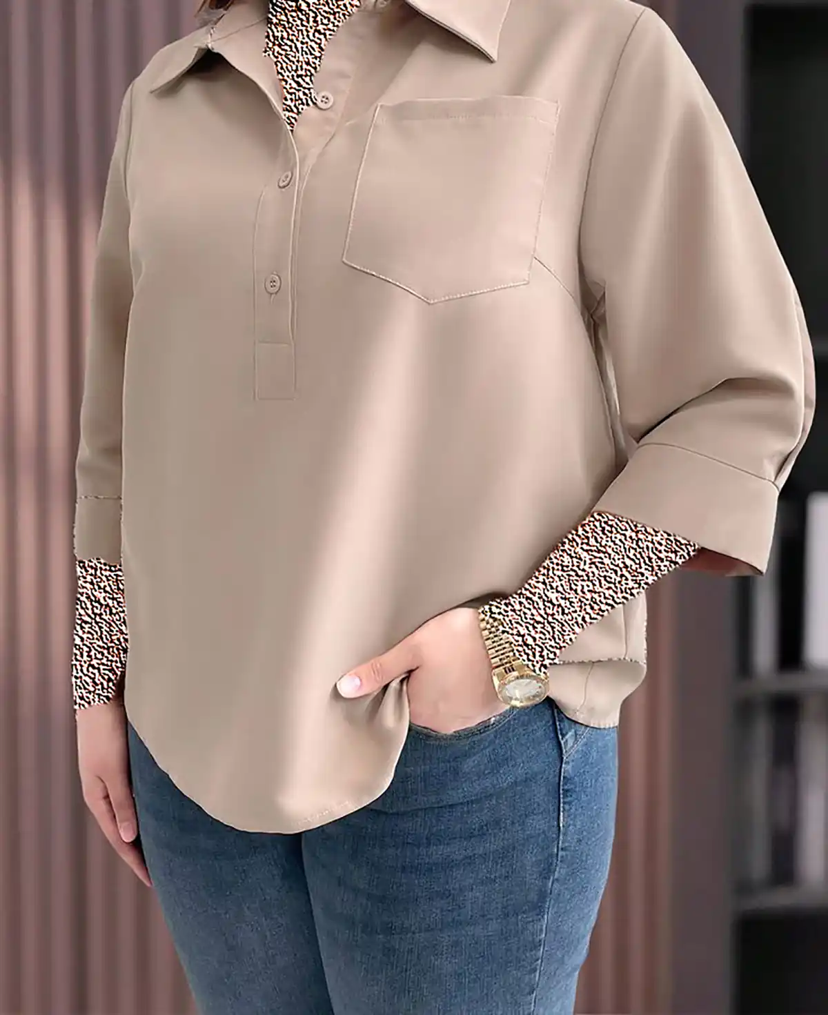 شومیز کوتاه شیک زنانه