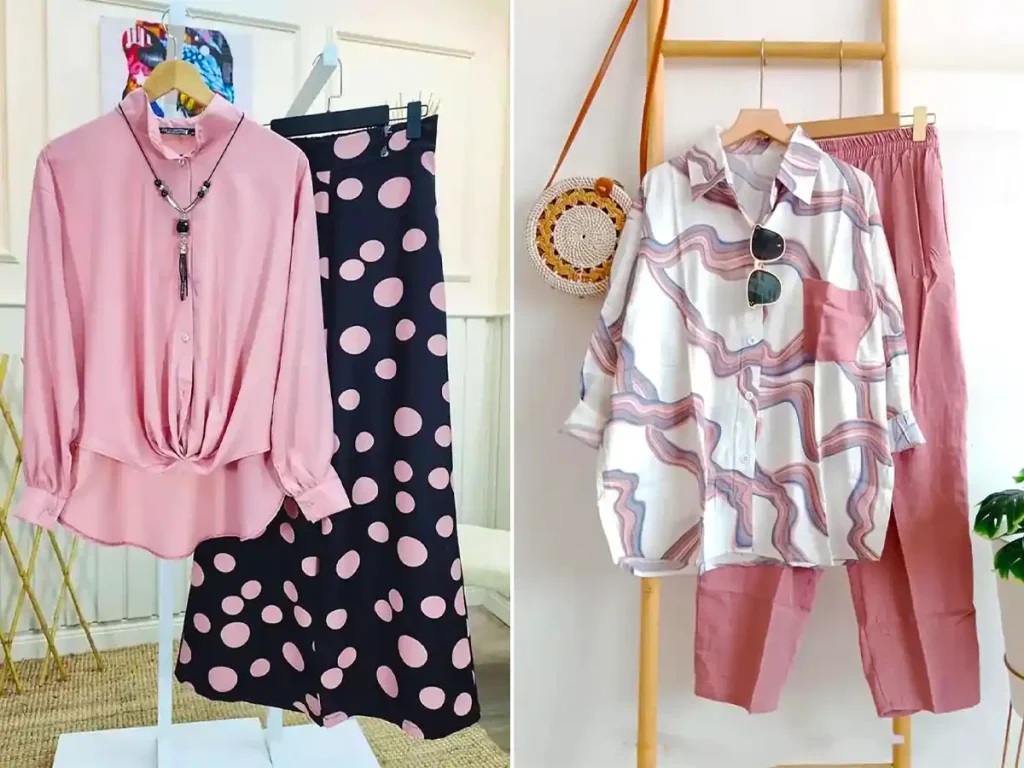 شومیز شلوار نخی زیبا