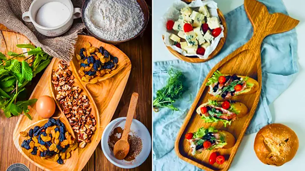 سینی مدرن چوبی