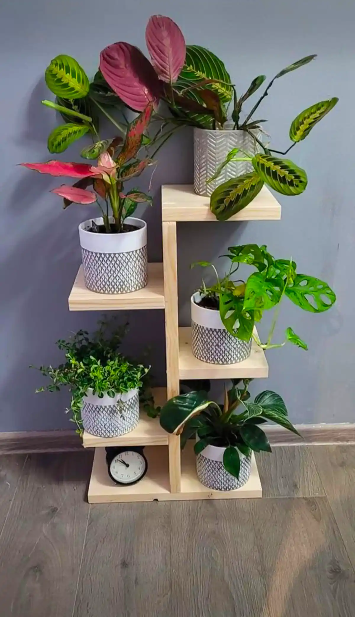 استند چوبی گل شیک