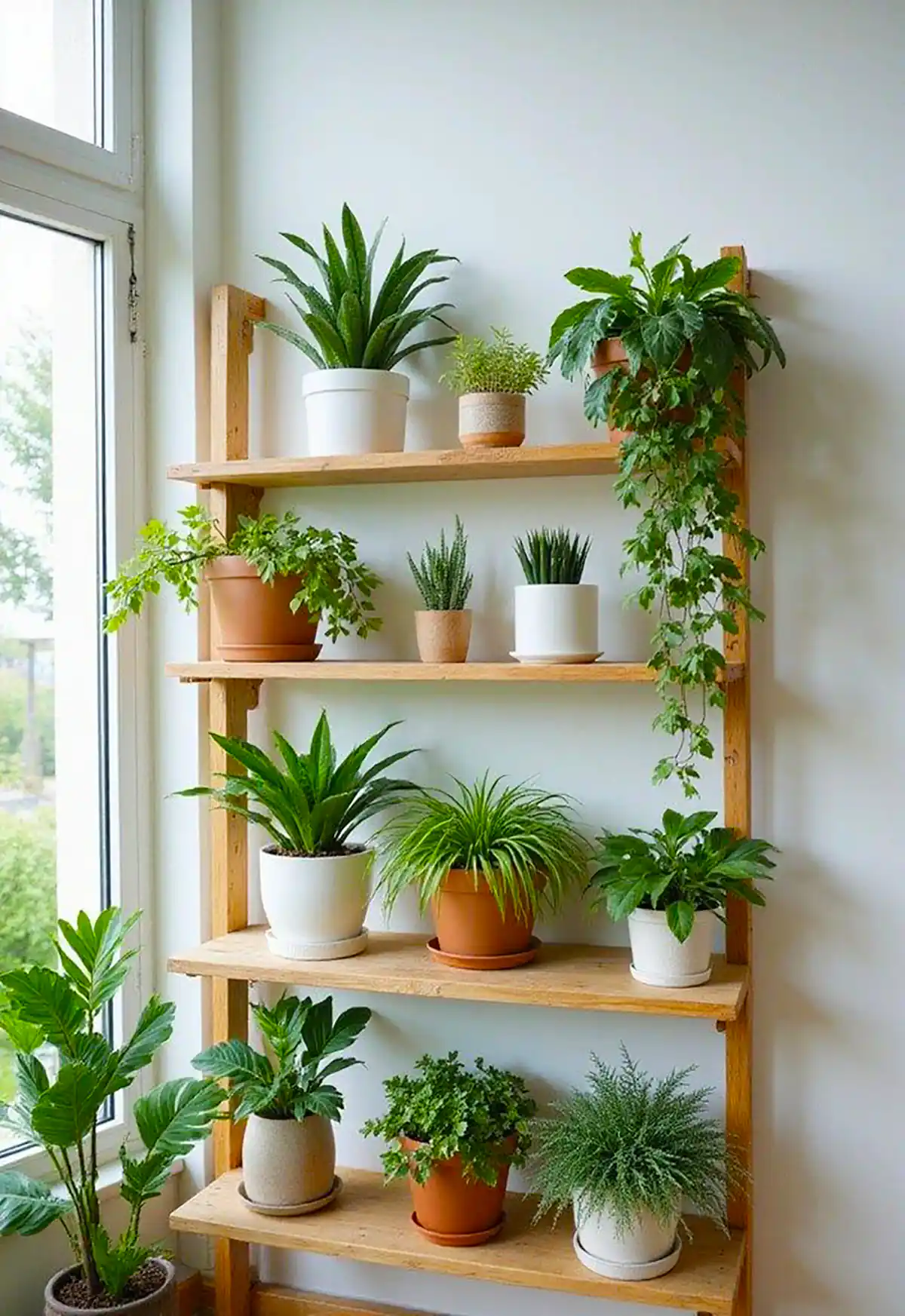 استند چوبی گل شیک