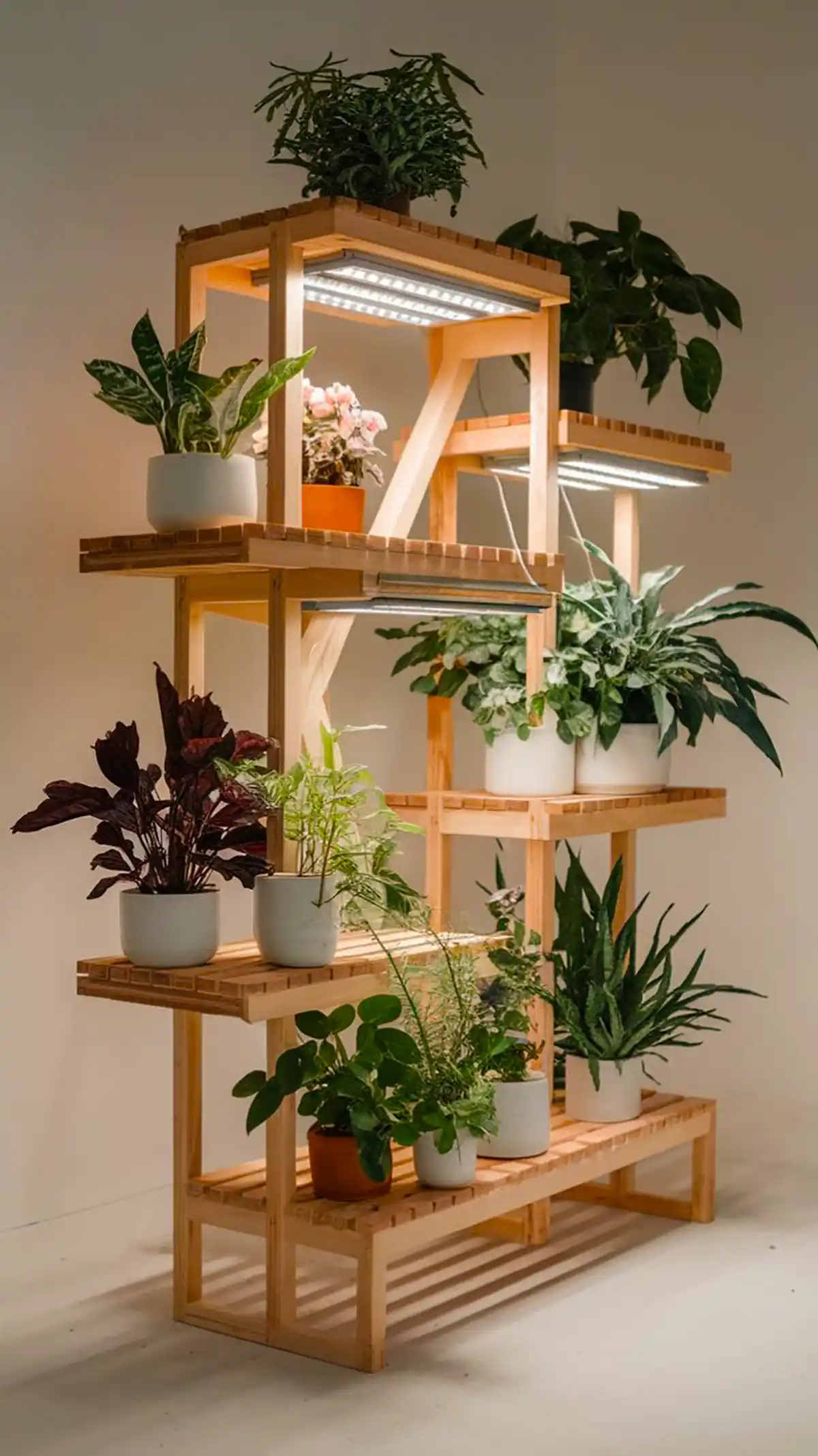 استند چوبی گل شیک