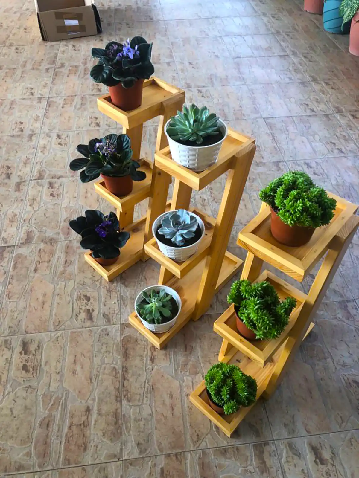 استند چوبی گل شیک