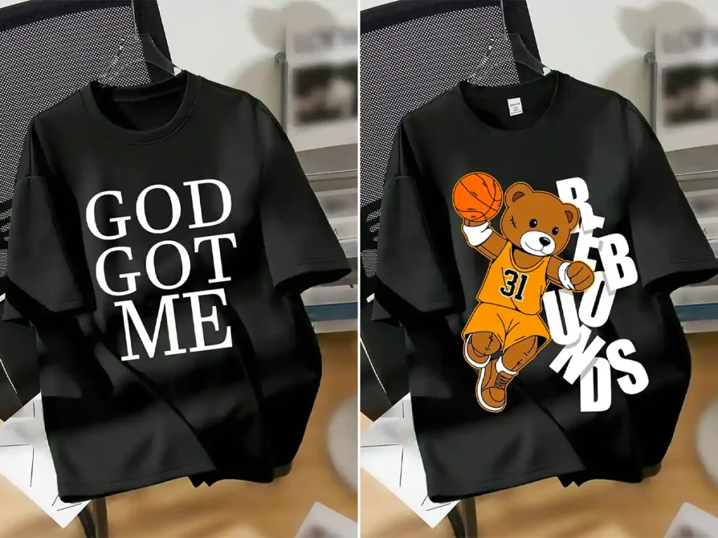 تیشرت طرح دار اسپرت