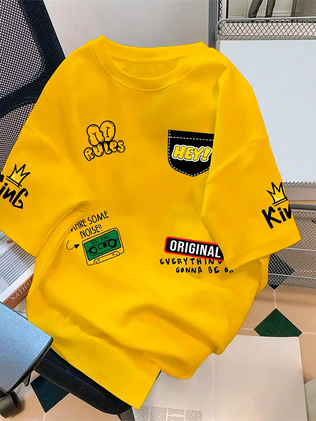 تیشرت طرح دار اسپرت