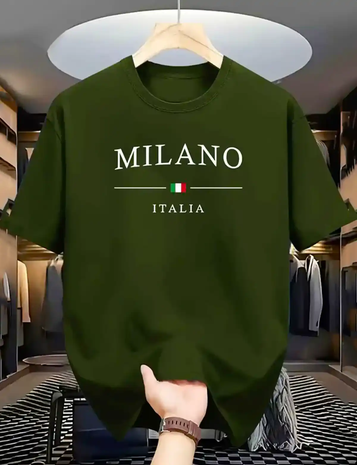 تیشرت طرح دار اسپرت