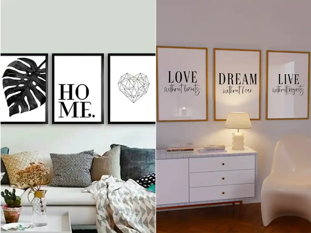 تابلو سه تیکه فانتزی