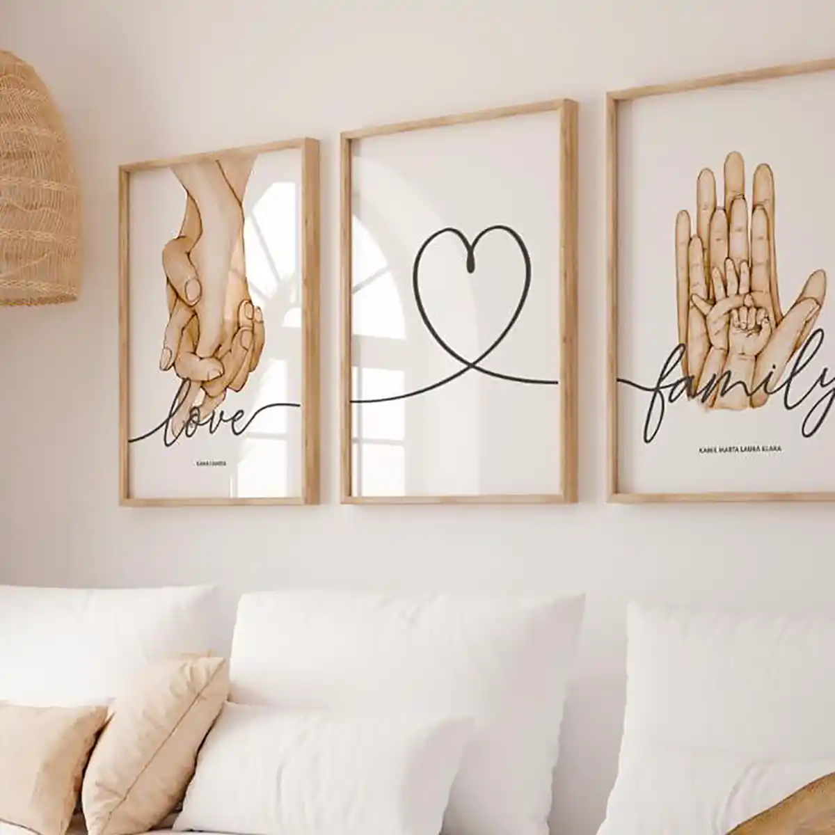 تابلو سه تیکه فانتزی