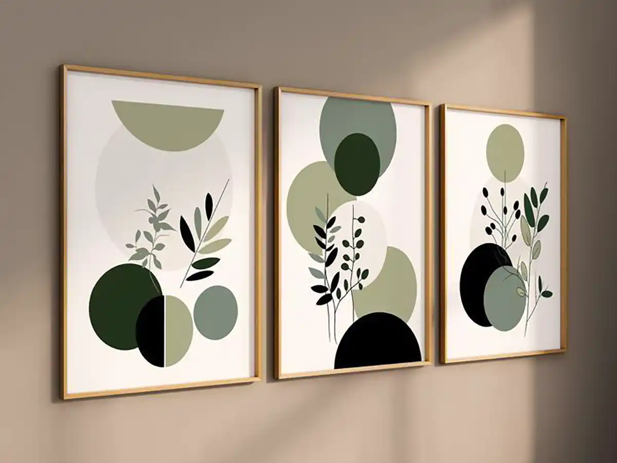 تابلو سه تیکه فانتزی