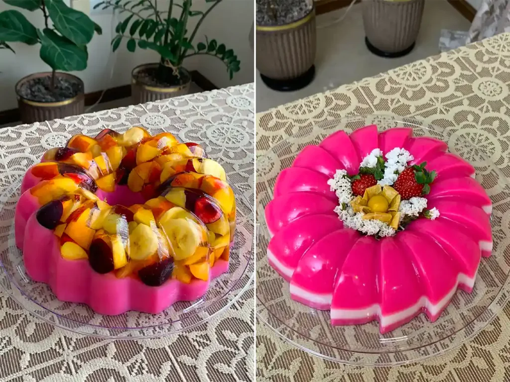 تزئین ژله مجلسی زیبا