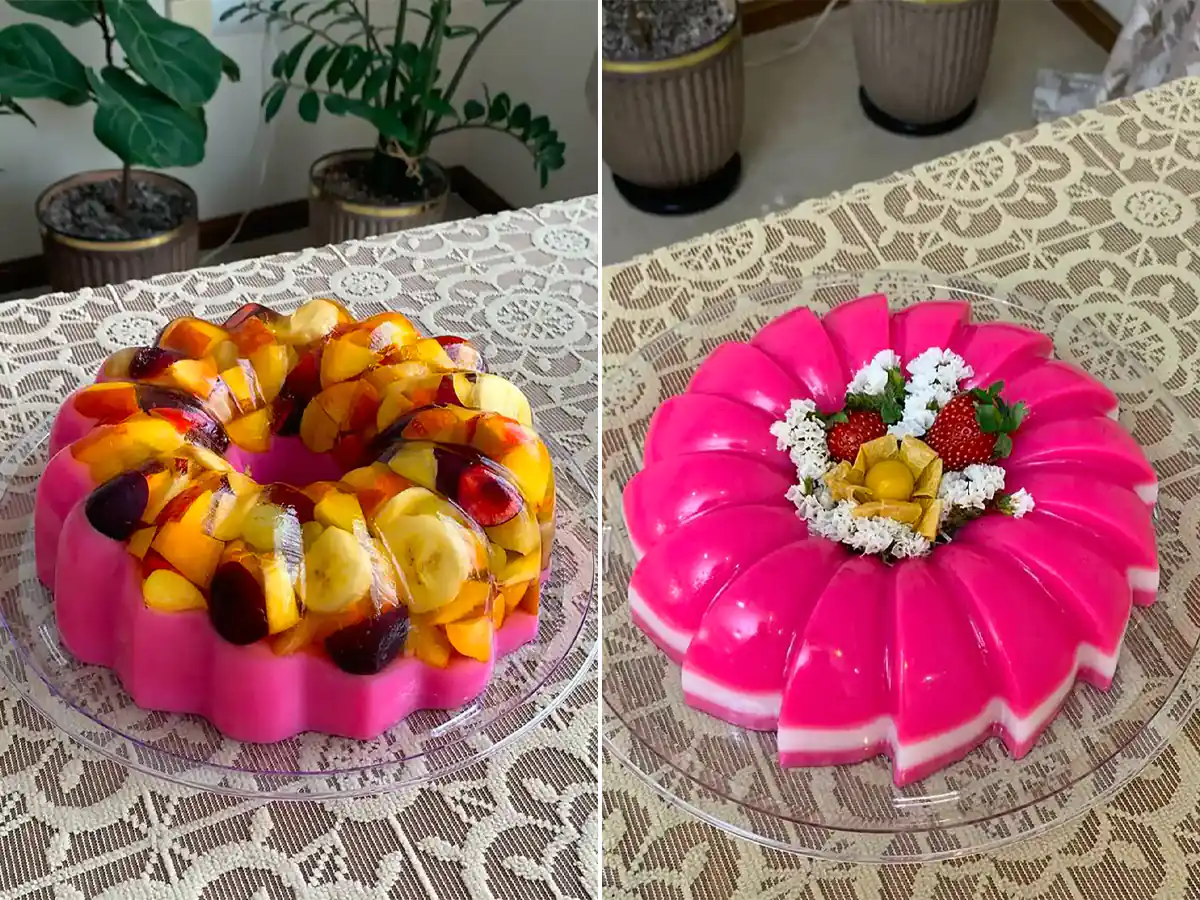 تزئین ژله مجلسی زیبا