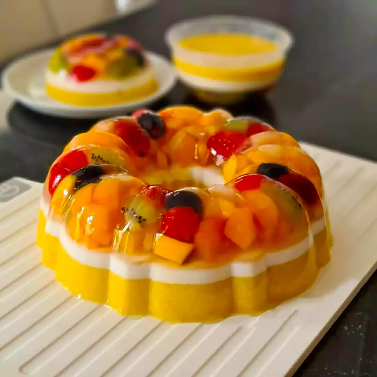 تزئین ژله مجلسی زیبا