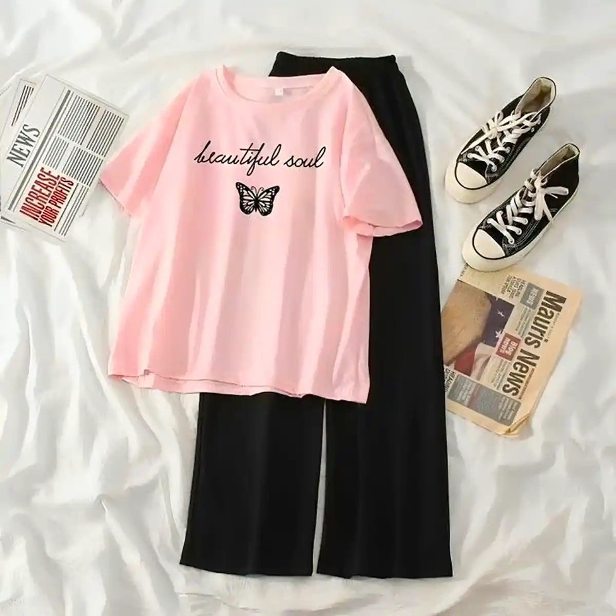 تیشرت شلوار لانگ زنانه