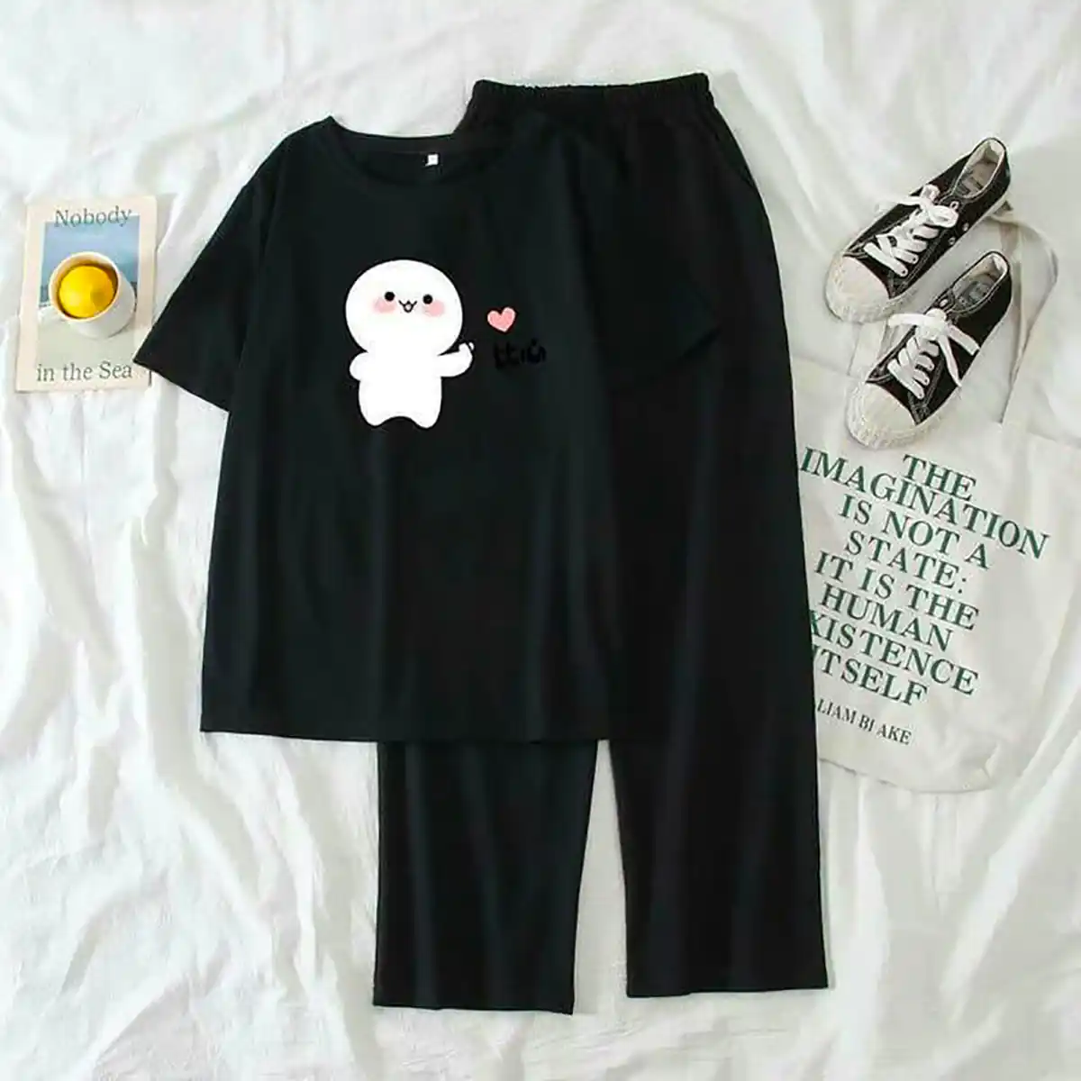 تیشرت شلوار لانگ زنانه