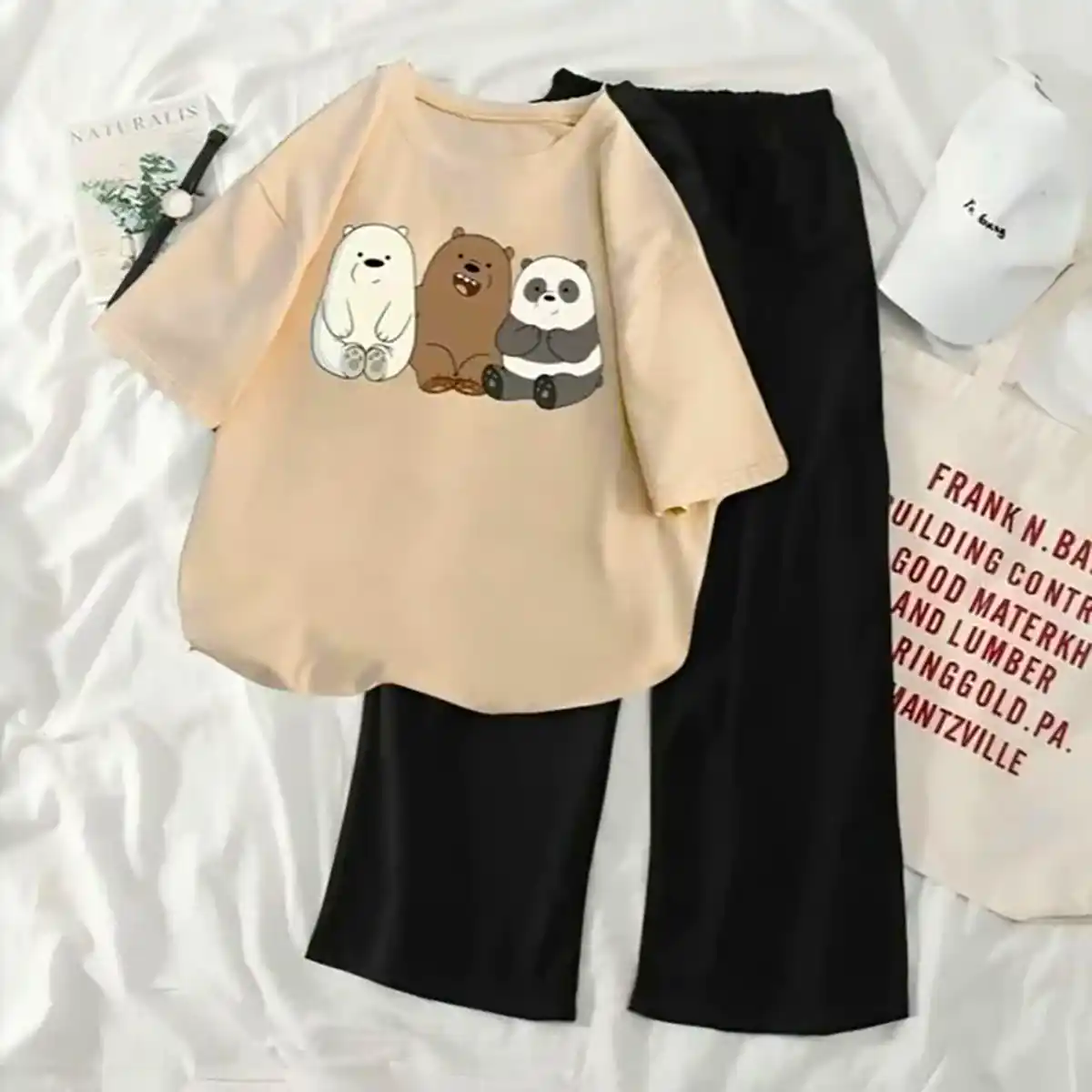 تیشرت شلوار لانگ زنانه