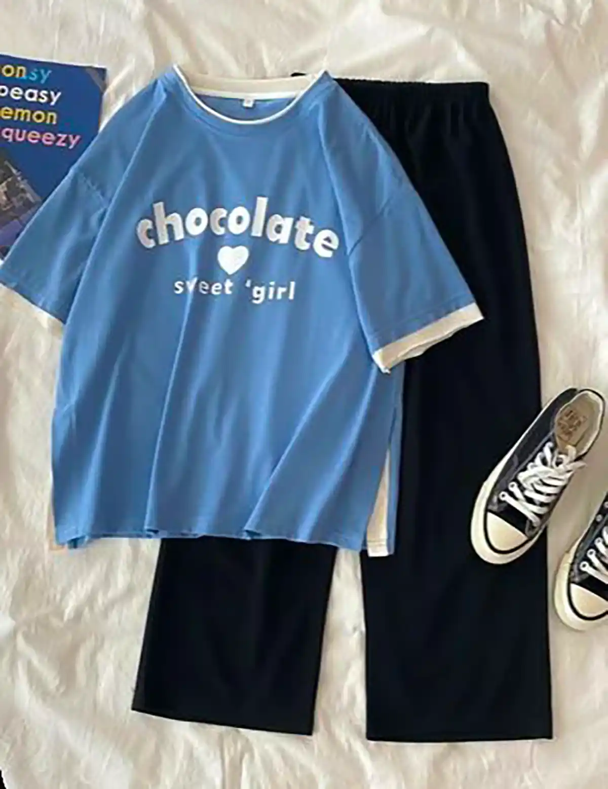 تیشرت شلوار لانگ زنانه