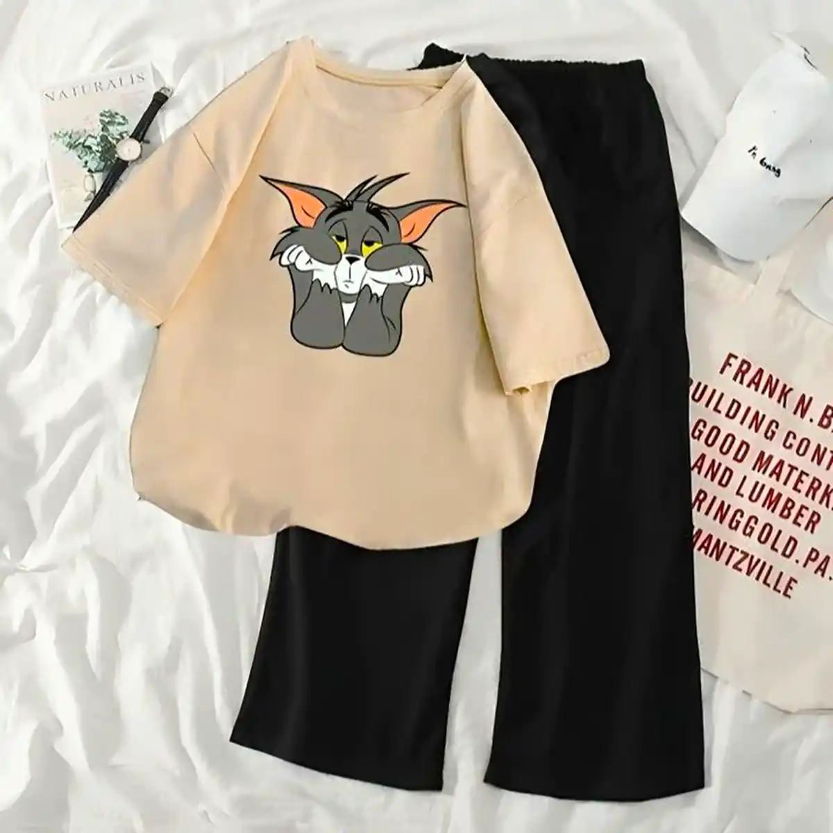 تیشرت شلوار لانگ زنانه