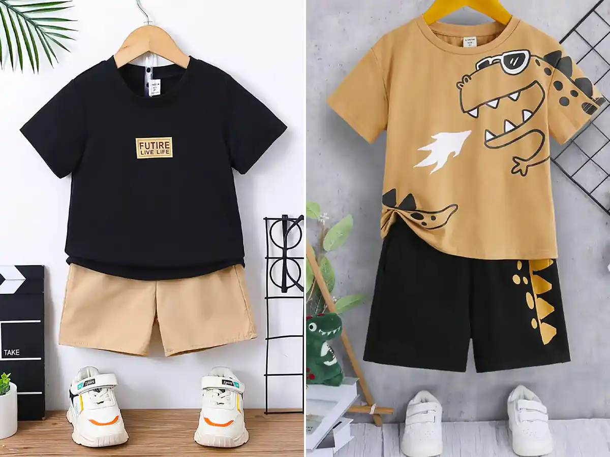 تیشرت شلوارک جذاب بچه گانه