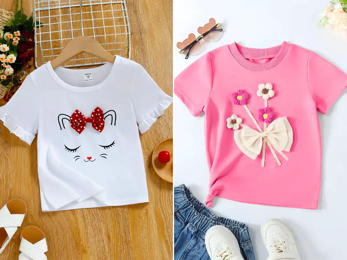 تیشرت طرح دار زیبا بچه گانه