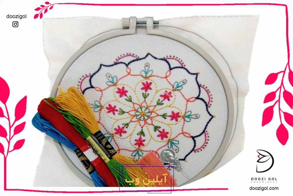 آموزش کار با کارگاه گلدوزی