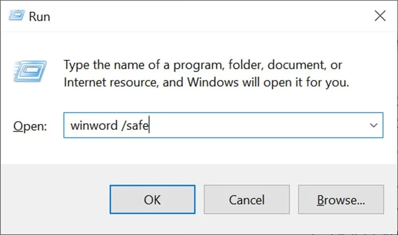 حل مشکل Word Experienced an Error با حالت Safe Mode