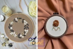جدیدترین مدل ها برای گلدوزی روی پارچه ساده