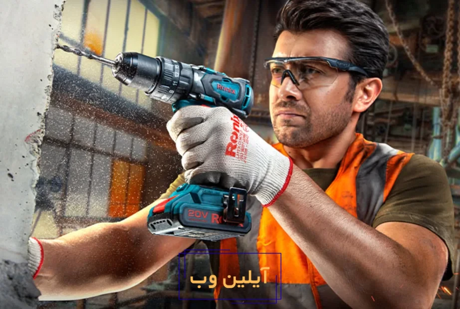 کار با دریل شارژی رونیکس