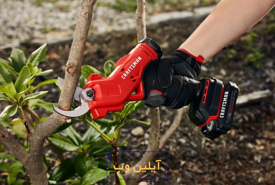 قیچی شارژی باغبانی کرافتس&zwnj;من