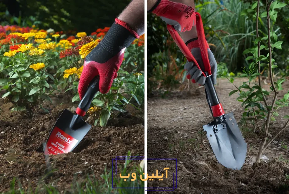 بیلچه باغبانی رونیکس