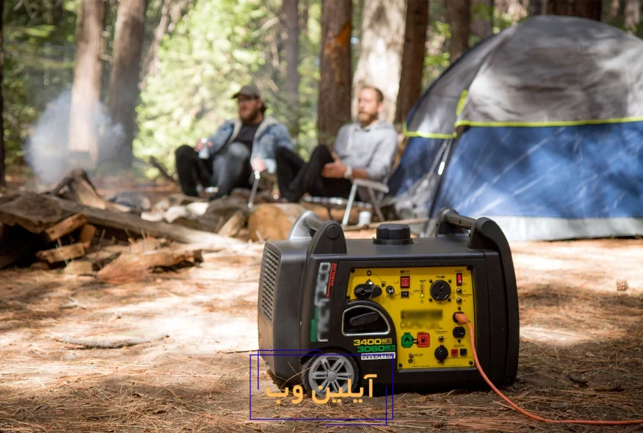 استفاده از موتور برق مسافرتی در جنگل