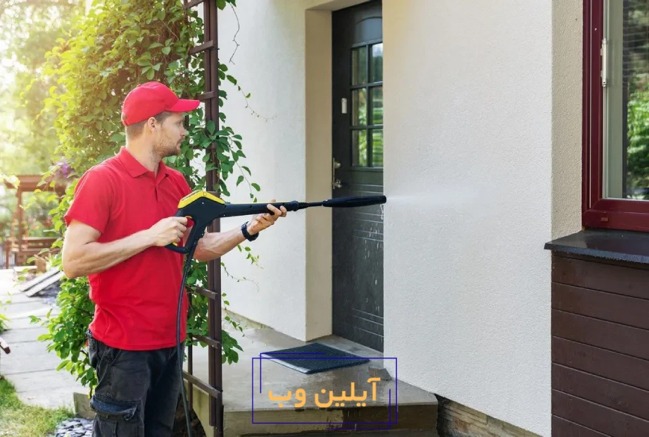 شستن دیوار با کارواش